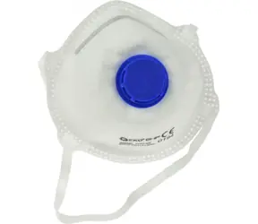 GEKO Respirátor FFP2 s výdechovým ventilkem / 15 ks v balení