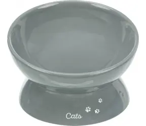 TRIXIE Miska XXL keramická šedá / Zvýšená / Keramika / O 17 cm / 0,35 l
