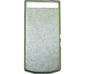 BlackBerry Porsche Design P9982 Grain Silver / Zadní kryt baterie / pravá kůže