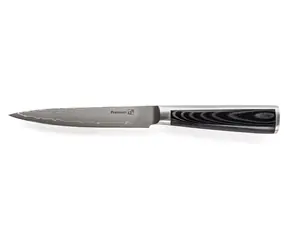 G21 Damascus Premium 13 cm / Kuchyňský nůž / Damašková ocel / Délka čepele 13 cm