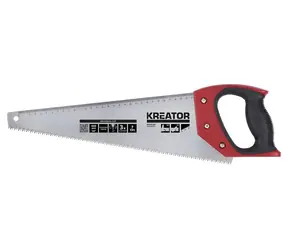 KREATOR Ruční pila ocasková KRT801001 / na dřevo / 400 mm / 7 TPI