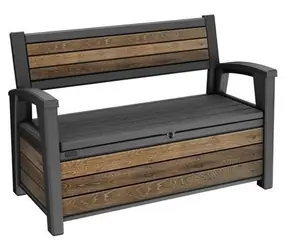 Keter Deco Garden Bench walnut / Zahradní lavice