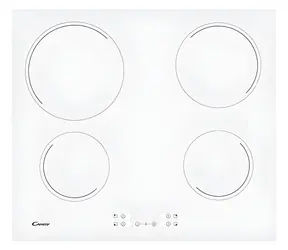 Candy CH64CCW bílá / Sklokeramická varná deska / 59 cm / 4 zóny / Dotykové ovládání
