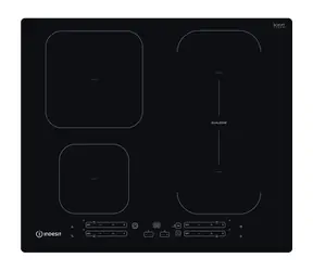 Indesit IB 65B60 NE černá / Indukční varná deska / vestavná / 59 cm / 4 zóny / dotykové ovládání