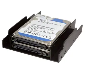 LogiLink AD0010 černá / Montážní rámeček / 2x 2,5" na 3,5" / plast
