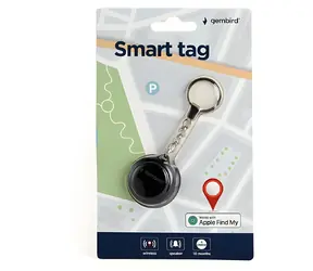 Gembird TA-TAG-01-BK černá / Bluetooth lokalizační přívěsek