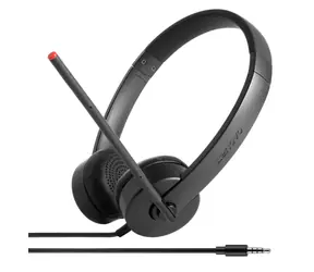 Lenovo Essential černá / Sluchátka s mikrofonem / Jack 3.5 mm / Stereo