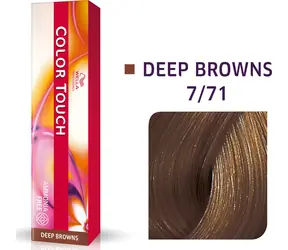 Wella Professionals Color Touch 7/71 Medium Blonde Ash Chestnut / Barva na vlasy / bez amoniaku / 60 ml