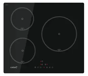 CATA IB 6403 E2 BK černá / Indukční varná deska / 59 cm / 3 varné zóny / Dotykové ovládání