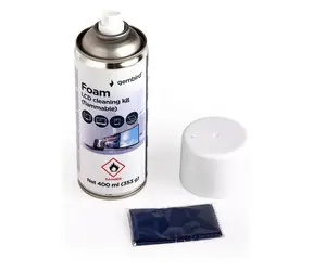 Gembird Čisticí pěna na LCD/TFT 400 ml / Čisticí prostředek / hořlavá
