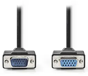 Nedis VGA prodlužovací kabel černá / Kabel / VGA (D-SUB) / 5 m / bulk