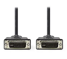 Nedis DVI-I propojovací kabel černý / Kabel / 24+5 pin (M) - 24+5 pin (M) / 2 m