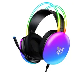 ONIKUMA X25 černá / Herní sluchátka / USB / jack 3.5 mm / RGB / mikrofon