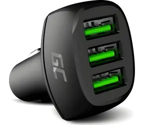 Green Cell PowerRide CADGC01 / Autonabíječka / 3x USB-A / 3A