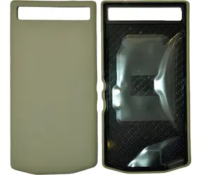 BlackBerry Porsche Design P9982 Sand Shell / Zadní kryt baterie / pravá kůže