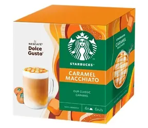 Starbucks Dolce Gusto Caramel Macchiato 12 ks / Kapslová káva / Do kávovarů Dolce Gusto