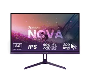 23.8" Arozzi Nova fialová / Monitor / IPS / Full HD / 200Hz / 1ms / DP+HDMI