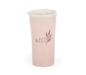 G21 Eko kelímek beECO Latte růžová / 450 ml