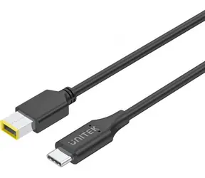 Unitek C14115BK-1.8M černá / Napájecí kabel / USB-C - DC-in / pro notebooky Lenovo / 1,8 m
