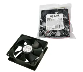 LogiLink FAN103 černá / Ventilátor pro PC skříň / 120x120x25 mm / 4-pin