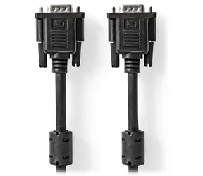 Nedis VGA kabel černý / Kabel / VGA (D-SUB) zástrčka - zástrčka VGA / 10 m / bulk
