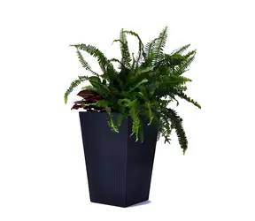 Keter Rattan Planter S grafitový / Květináč / 23,6 l