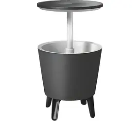 Keter Cool Bar antracitová/bílá / Zahradní stůl