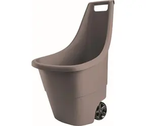 Keter Easy Go Breeze hnědý / Zahradní vozík / Objem 50 l
