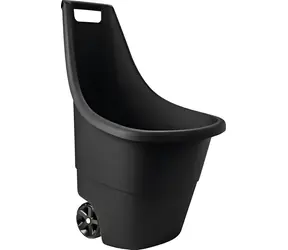 Keter Easy Go Breeze černý / Zahradní vozík / Objem 50 l