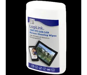 LogiLink RP0010 / Čisticí utěrky na obrazovky / LCD & TFT & plazma / 100 ks