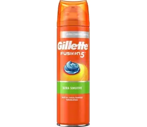 Gillette Fusion5 Ultra Sensitive / Gel na holení / 200 ml
