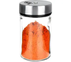 Orion Skleněná dóza na koření s dávkovačem 100 ml / Dóza na koření / Sklo / 100 ml