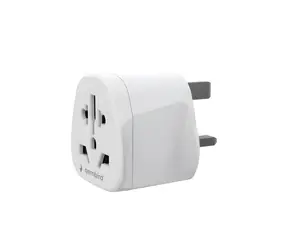 Gembird A-AC-UKMINTF / Cestovní adaptér zástrčky / World - UK / 10 A
