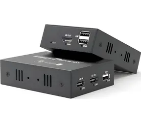Techly KVM Extender HDMI/USB / KVM extender / Cat6 / do 100 m / 1080p 60Hz