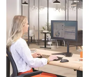 Fellowes Professional Series Free Standing černá / Stojan pod monitor / do 32" / nosnost 8 kg / rotace 360°