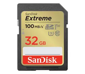 SanDisk Extreme SDHC 32GB 2 ks / Paměťová karta / UHS-I U3 / Class 10 / čtení 100 MB/s / zápis 60 MB/s