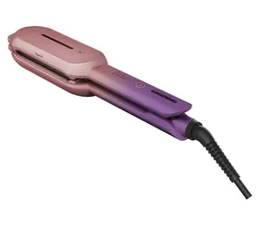 Grundig HS 8331 růžová, purpurová / Žehlička na vlasy / LED displej / 76 W