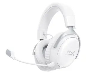 HyperX Cloud III S bílá / Herní sluchátka / mikrofon / Bluetooth 5.3 / 2,4 GHz / PC, PS5, PS4