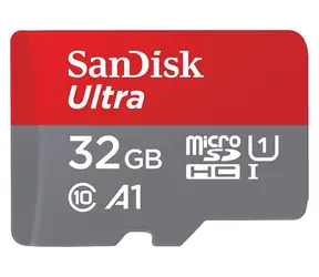 SanDisk Ultra microSDHC 32GB + adaptér / Paměťová karta / Class 10 / A1 / UHS-I / 120 MB/s
