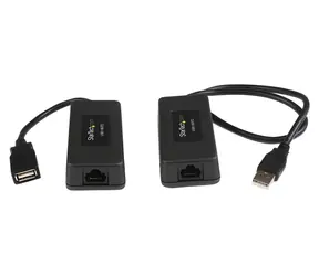 StarTech USB extender přes CAT5/CAT6 / Extender / USB 2.0 / RJ-45 / černá