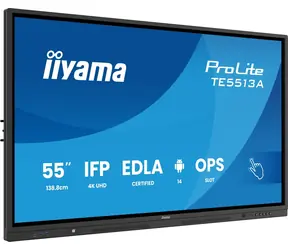 55" iiyama ProLite TE5513A-B2AG černá / Interaktivní displej / IPS / 4K UHD / dotyk 40b / Android 14