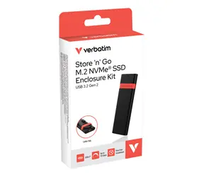 Verbatim Secure Enclosure Kit Keypad Access / Externí kryt pro M.2 NVMe SSD / USB-C / USB 3.2 Gen 2 / 10 Gb/s