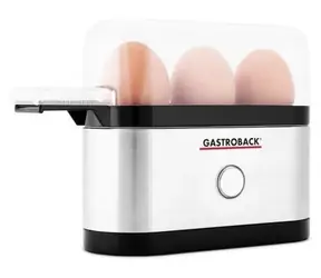 Gastroback 42800 / Vařič vajec / nerezový design / 350 W / 1-3 vejce