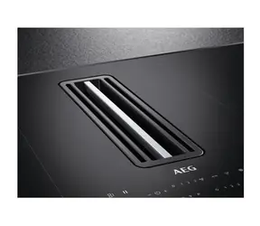 AEG CCE84751CB černá / Indukční varná deska s odsavačem par / 83 cm / dotykové ovládání / energetická třída A+