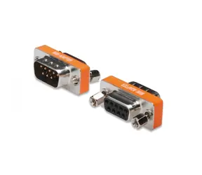 Digitus Null Modem D-Sub9 M/F / Redukce / Kovové pouzdro