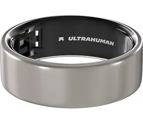 Ultrahuman Ring Air Raw Titanium vel. 8 / Chytrý prsten / titan