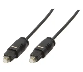 LogiLink optický audio kabel Toslink-Toslink černá / Optický audio kabel / 0,5 m