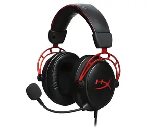HyperX Cloud Alpha černo-červená / Herní sluchátka / mikrofon / 3,5 mm Jack / 1 m