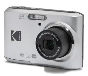 Kodak Friendly Zoom FZ45 stříbrná / Kompaktní fotoaparát / 2.7" LCD / 16 MPix BSI CMOS / 4x optický zoom / SD