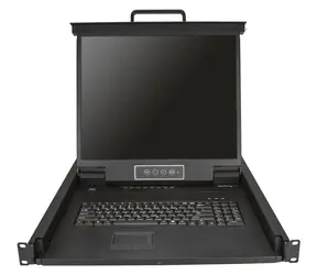 19" StarTech Rackmount KVM konzole / KVM konzole / LCD 1280x1024 / 8 portů / 1U